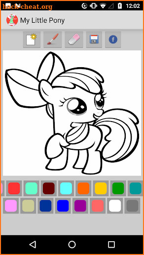 Coloring Little Pony - Draw Cartoon screenshot