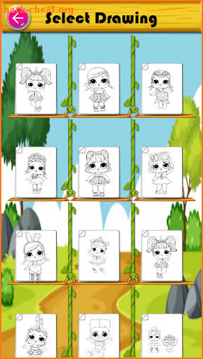 Coloring Lol Dolls and Beautifull Dolls screenshot