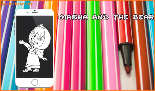 Coloring Masha and Bear Fans screenshot