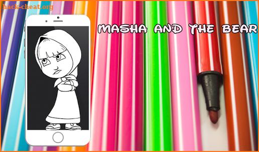 Coloring Masha and Bear Fans screenshot