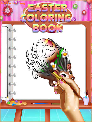 Coloring Pages : Easter Eggs screenshot