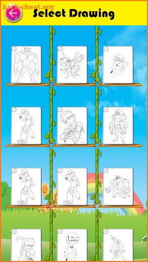 Coloring Pages For Ben Ten - Alines screenshot