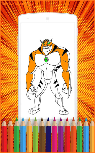 Coloring Pages For Ben Ten And Aliens screenshot