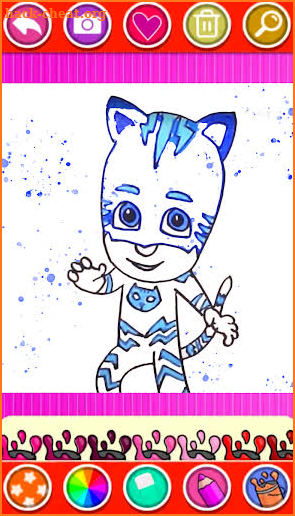 coloring pages for PJ heroes masks: coloring book screenshot