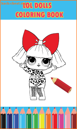 Coloring pages Surprise Dolls, LoL screenshot