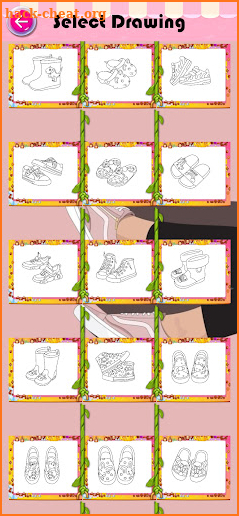 Coloring Shoes screenshot