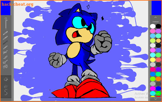 coloring sonic screenshot