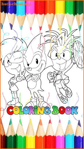 Coloring Sonic Games screenshot