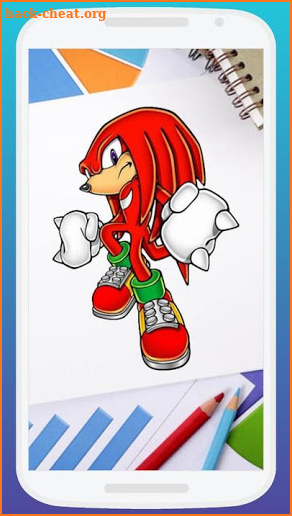 Coloring Sonic Pages screenshot