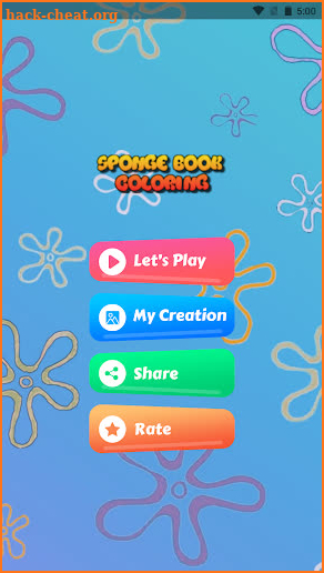 Coloring Sponge Book and Drawing screenshot