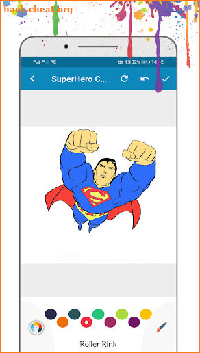 Coloring SuperHero Book Pro screenshot