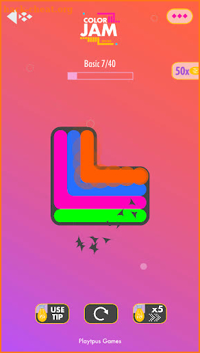 ColorJam - Color Filling Puzzle screenshot