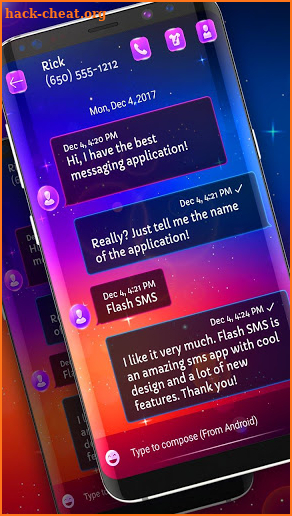 Colors SMS screenshot