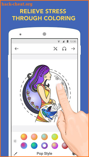 Colory: Free Adult Coloring screenshot