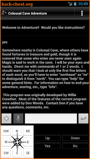 Colossal Cave Adventure screenshot