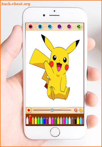 Colouring Book Pikachu Poke-Mown screenshot