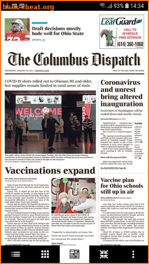 Columbus Dispatch eEdition screenshot