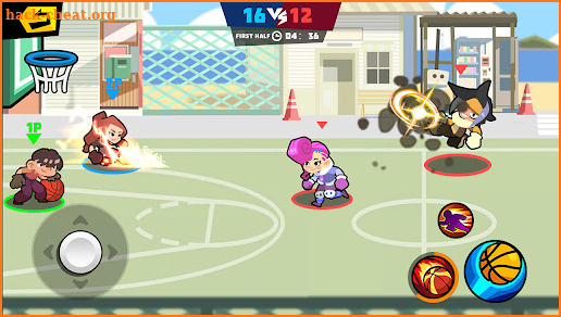 Combat Basketball- Sharp War screenshot