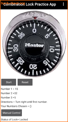 Combination Lock Practice 2.0 screenshot
