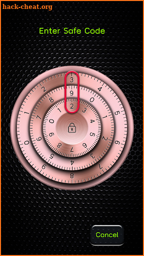 Combination Safe Lock Screen screenshot