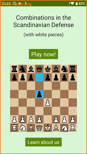 Combinations in the Scandinavian Defense screenshot