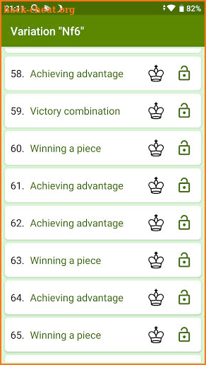 Combinations in the Scandinavian Defense screenshot