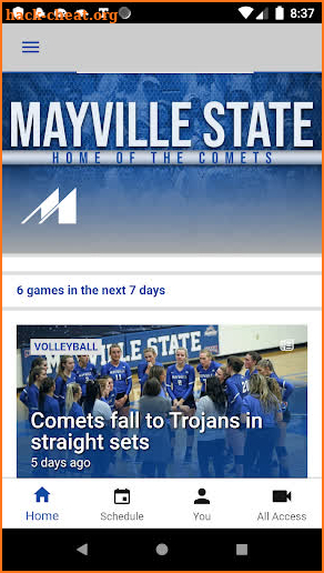 Comet Athletics screenshot