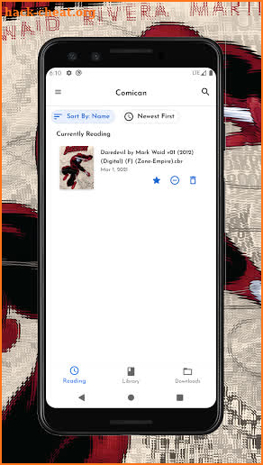 Comican Lite : Comic Reader(CBR, CBZ , RAR) screenshot