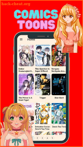 ComicToons Anime Manga Reader screenshot