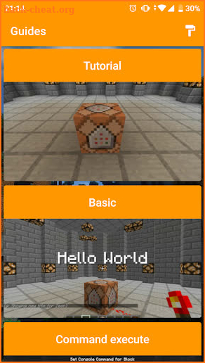 Command Block Guide screenshot