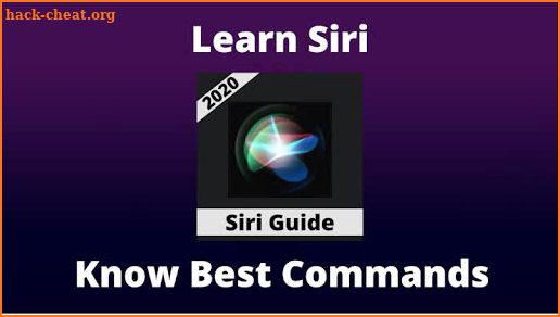 Commands for Siri App Voice 2020 Guide screenshot