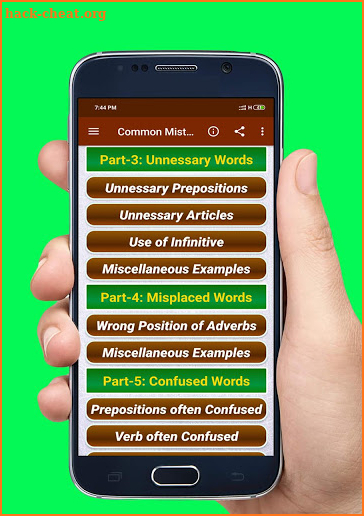 Common Mistakes in English Offline screenshot