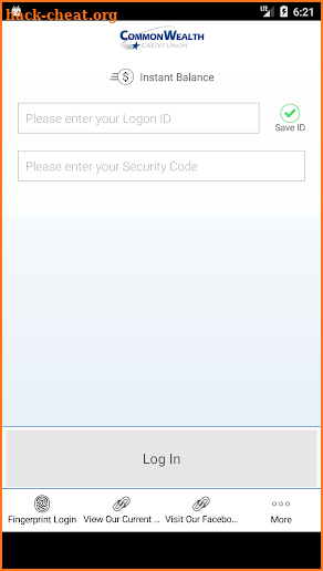 CommonWealth Credit Union screenshot