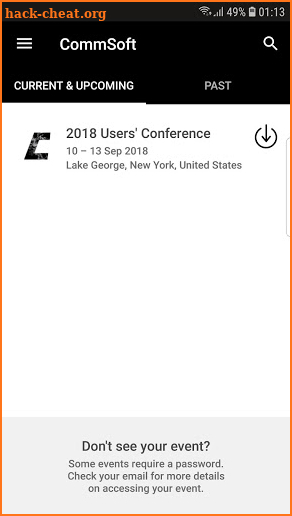 Commsoft Users Conference screenshot