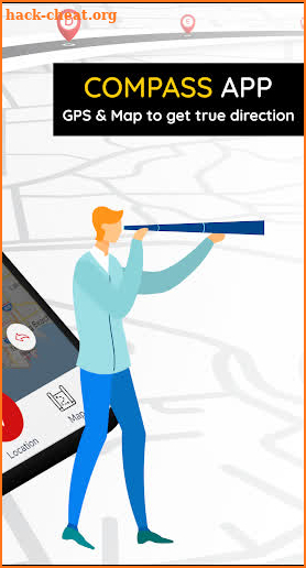 Compass App: GPS Tracker & GPS Compass Map screenshot