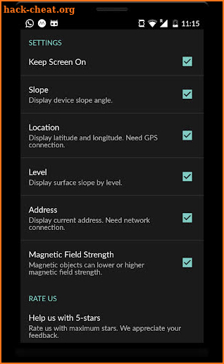 Compass Calibration Tool screenshot