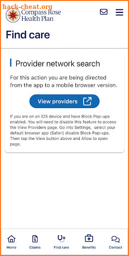 Compass Rose Health Plan screenshot