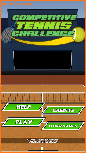 Competitive Tennis Challenge screenshot