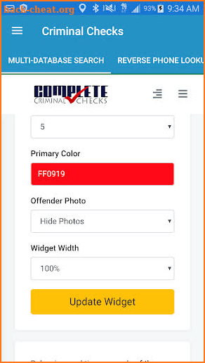 Complete Criminal Checks screenshot