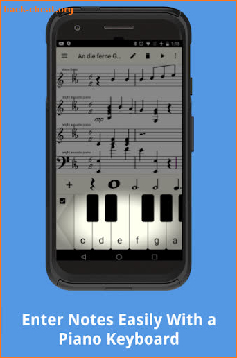 Compose sheet music screenshot