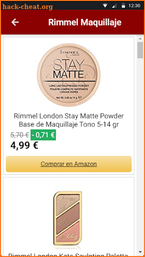 Comprar Maquillaje Online screenshot