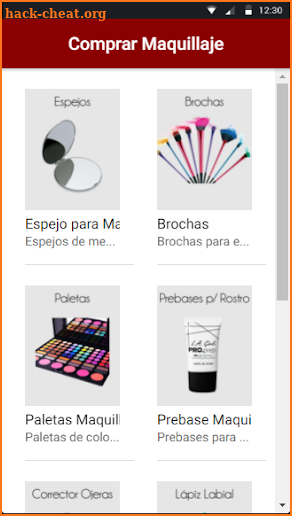 Comprar Maquillaje Online screenshot