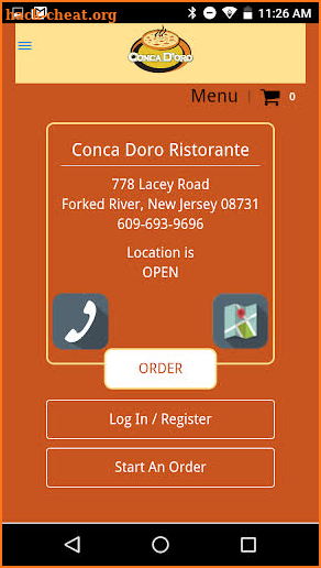 Conca D'oro Ristorante screenshot