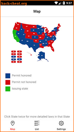 Concealed Carry Laws screenshot