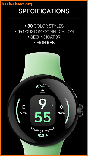 Concentric 1: Wear OS face screenshot