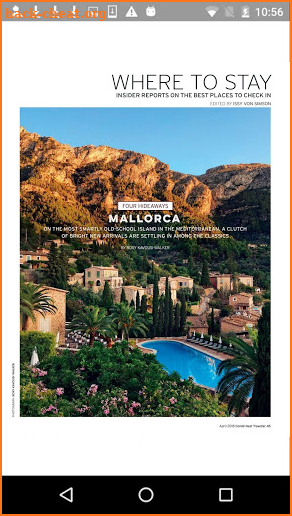 Condé Nast Traveller Magazine screenshot