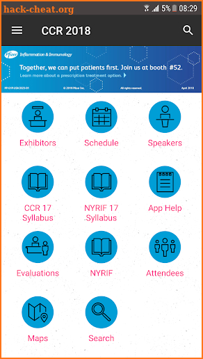 Congress of Clinical Rheum screenshot