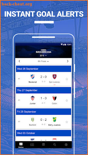 CONMEBOL Sudamericana screenshot