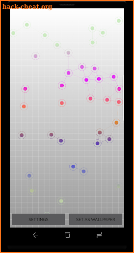 Connected Dots - Digital Net Live Wallpaper screenshot
