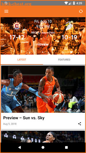 Connecticut Sun screenshot